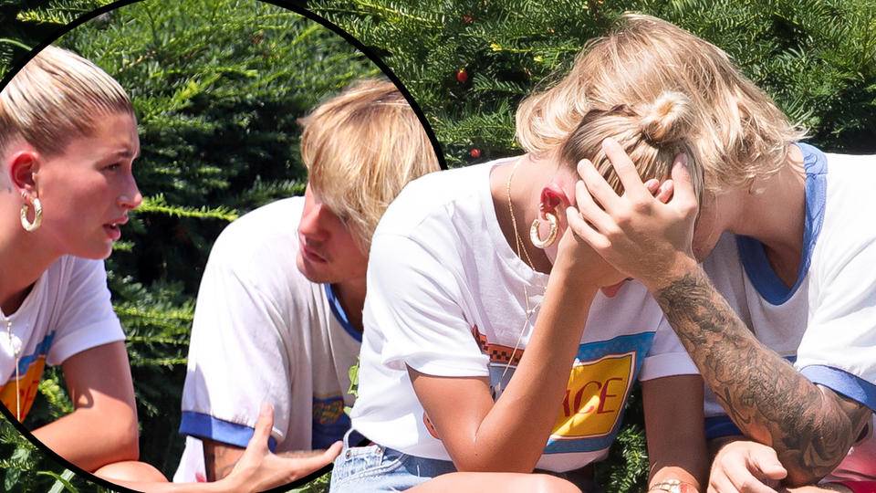 Justin Bieber And Hailey Baldwin Pictured Crying In The Street During  Intense New York Outing | News | MTV UK