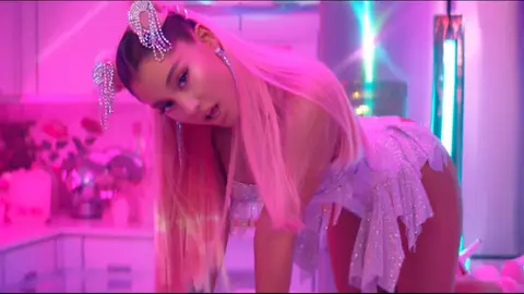 Ariana Grande in the '7 Rings' music video