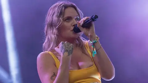 Singer-songwriter Tove Lo performs onstage during weekend one, day two of Austin City Limits Music Festival at Zilker Park on October 7, 2017 in Austin, Texas