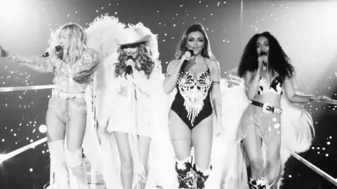 Little Mix in the 'Nothing Else Matters' visual, released in December 2017