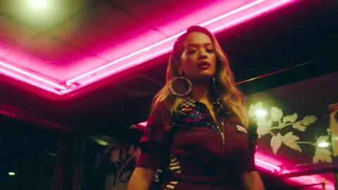 Rita Ora in 'Anywhere' music video in New York City