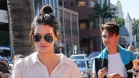 Kendall Jenner shopping with Anwar Hadid