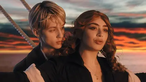 Charli XCX in the music video for '1999', her 2018 collaboration with Australian pop singer Troye Sivan, released in October