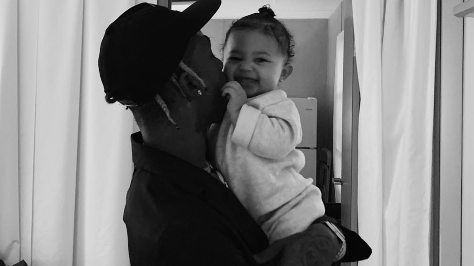 Travis Scott Shares A Cute Video Of Stormi Cheering Him On At His NYC ...