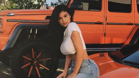 Kylie Jenner turns her Mercedes and Lamborghini orange just for summer