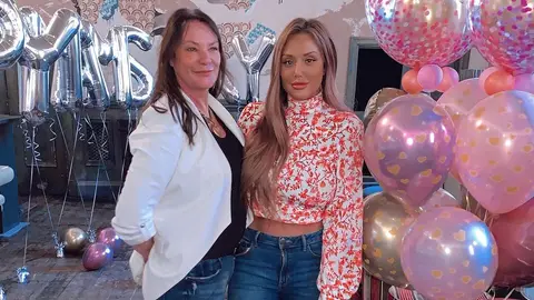 Charlotte Crosby and her mum Letitia