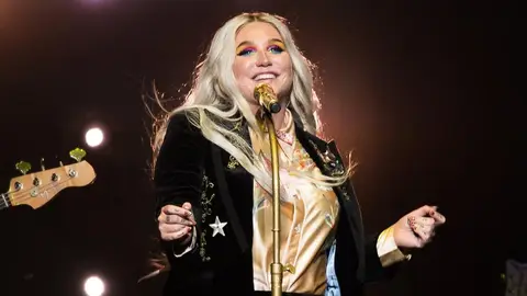  Kesha performs in concert during the Rainbow tour at Hammerstein Ballroom on October 9, 2017 in New York City