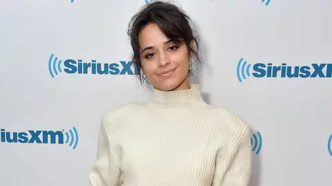 Camila Cabello visits SiriusXM Studios on January 12, 2018 in New York City