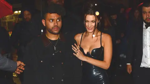 Bella Hadid and The Weeknd partying in New York City