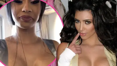 Kim Kardashian boob tape