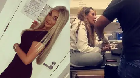 Chloe Ferry and Sophie Kasaei taken to hospital