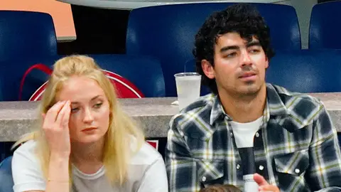 Joe Jonas and Sophie Turner at the US Open Tennis Championships 2018.