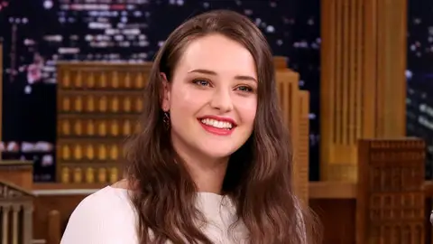 Katherine Langford has accidentally admitted she has nude pics and it's Lady Gaga's fault