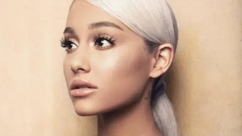 Promotional shot for Ariana Grande's fourth album 'Sweetener' campaign