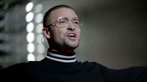Justin Timberlake in the music video for his single 'Filthy', released January 2018