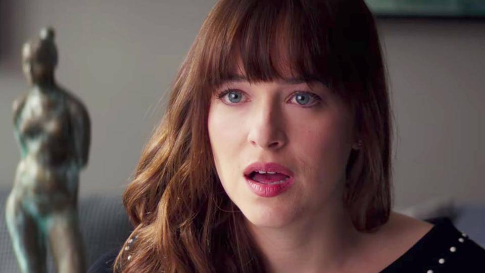Ouch Dakota Johnson Had A G String Glued To Her For All Those Fifty Shades Freed Sex Scenes 