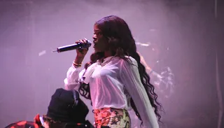 Azealia Banks performing her first ever Australian show at day three of 'Splendour in the Grass' at Belongil Fields, Byron Bay - 29 July, 2012.