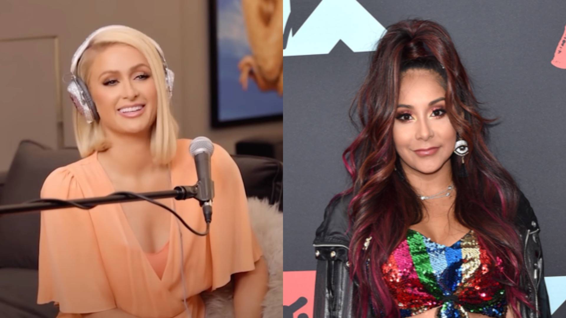 Composite photo of Paris Hilton and Snooki