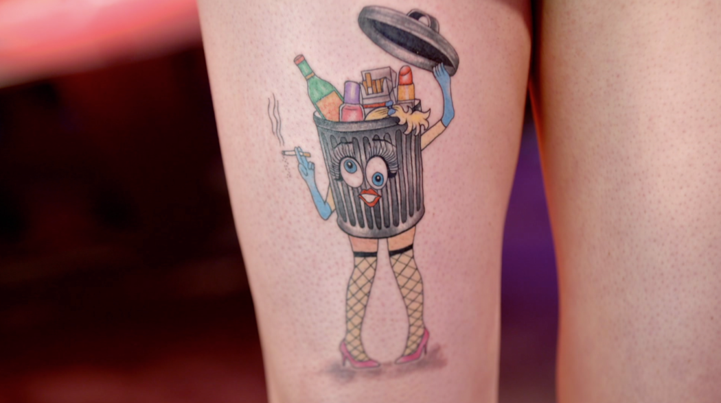Trash can tattoo mtv