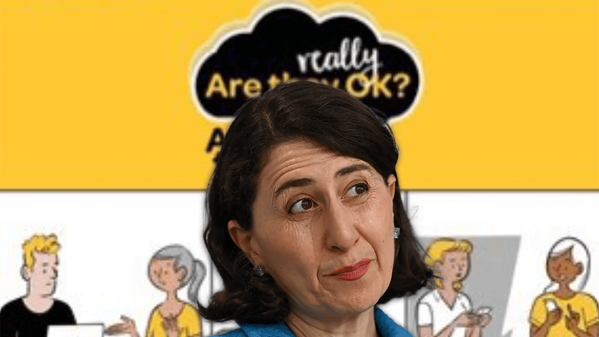 Gladys nsw premier asks if we R OK for mental health day