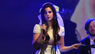 Lana Del Rey performing live at 'Splendour in the Grass 2012' at Belongil Fields, Byron Bay - 28 July, 2012.