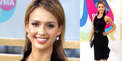 Classic! Jessica Alba proves that you can never go wrong with a little black dress at the 2005 VMAs. Or is it that you can never go wrong with Jessica Alba?
