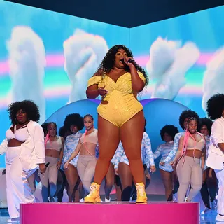 Lizzo is an undeniable force at the 2019 VMAs performing her songs "Truth Hurts" and "Good as Hell."