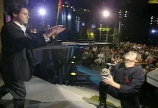Movie & TV Awards 1995 | Most Memorable Moments Gallery | Robert Downey Jr./Jim Carrey | 532x365