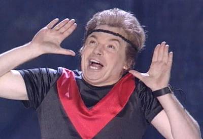Movie & TV Awards 1997 | Most Memorable Moments Gallery | Mike Myers | 531x365