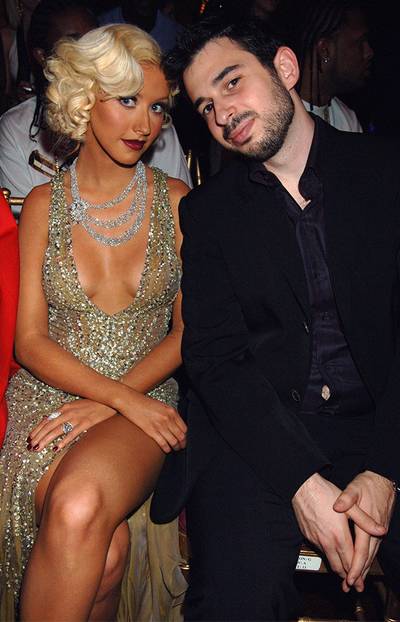 Christina Aguilera and Jordan Bratman at the 2006 VMAs.