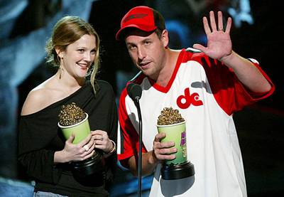 Movie & TV Awards 2004 | Best Duos Drew Barrymore/Adam Sandler | 527x365