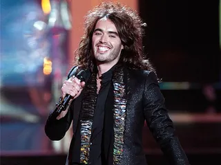 British comedian Russell Brand filled the 2008 and 2009 VMAs with so many raunchy jokes and sexual innuendos that it gave the FCC a run for their money. (Getty Images)