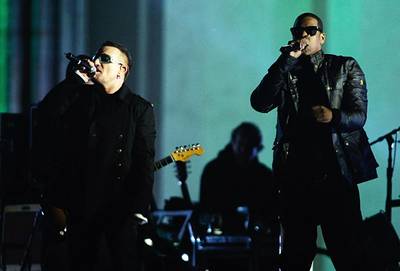 EMA 2009 | Showstopping Performances Bono/Jay-Z | 600x406