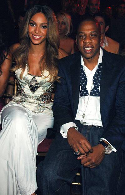 Beyoncé and Jay-Z at the 2006 VMAs.