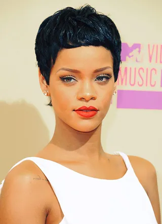 Rihanna can pull off any hairstyle, but at the 2012 VMAs she had the world gushing over her brand new, short pixie 'do.