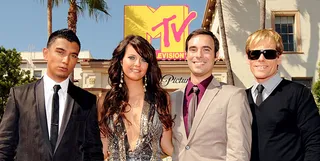 The MTV News team sure does clean up well. They're red carpet ready for the 2008 MTV Video Music Awards.