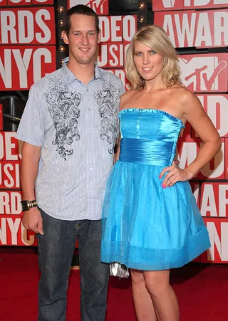 'Nitro Circus' stars Jim DeChamp and Jolene Van Vugt kill it in coordinating hues at the 2009 MTV Video Music Awards.