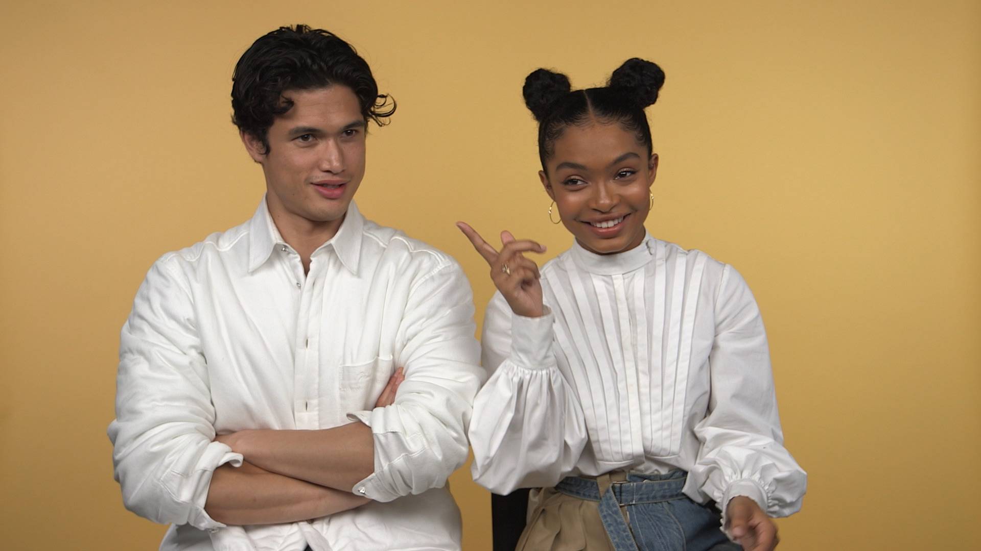 Charles Melton and Yara Shahidi Both Believe in Love at First Sight ...