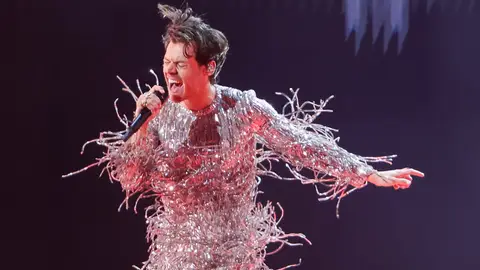 Harry Styles performs at the 2023 Grammys.