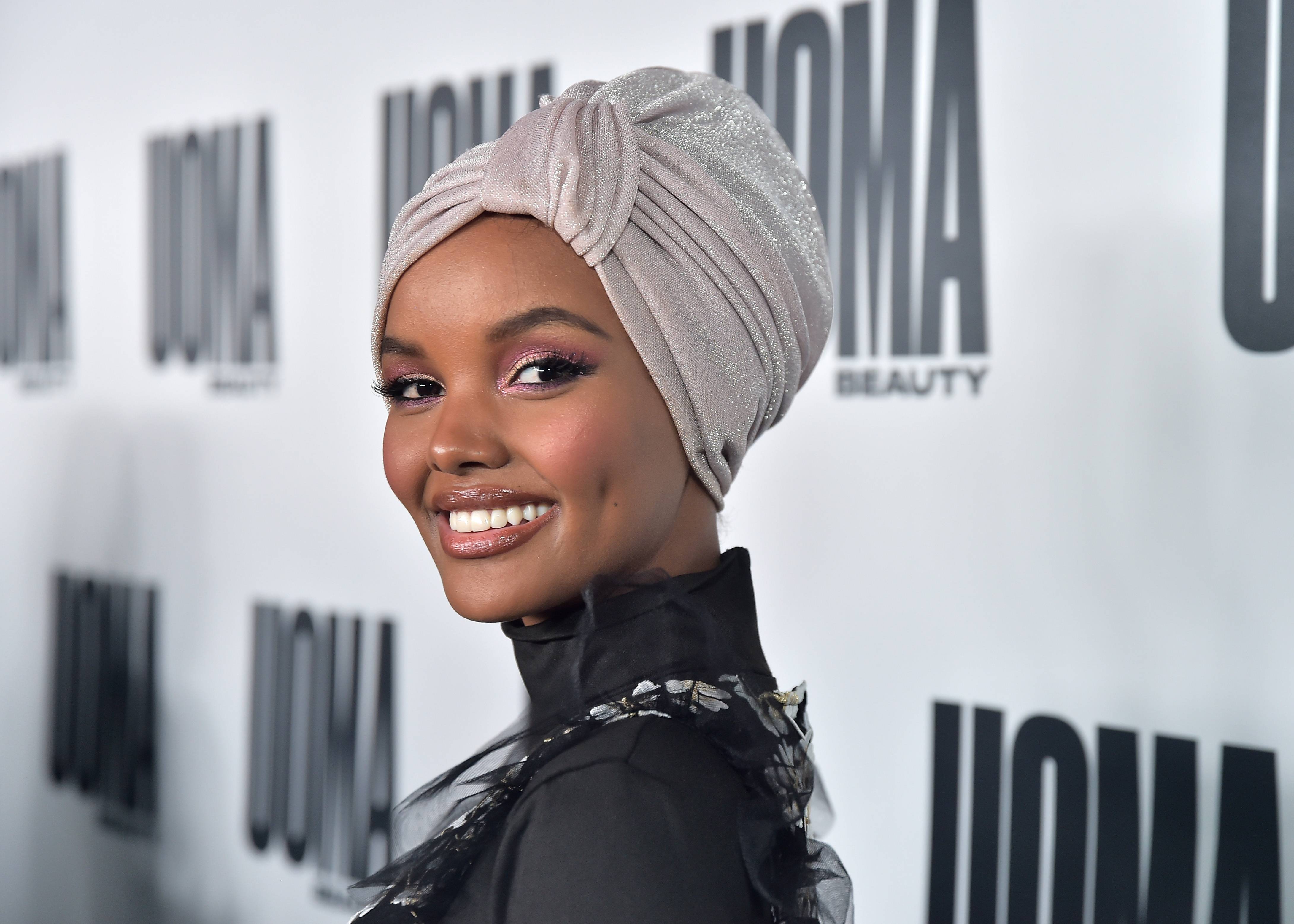 Halima Aden is the first Muslim model to wear a hijab in SI