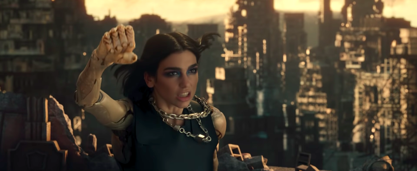 Dua Lipa Suits Up For Battle In New 'Alita'-Inspired 'Swan Song' Video |  News | MTV