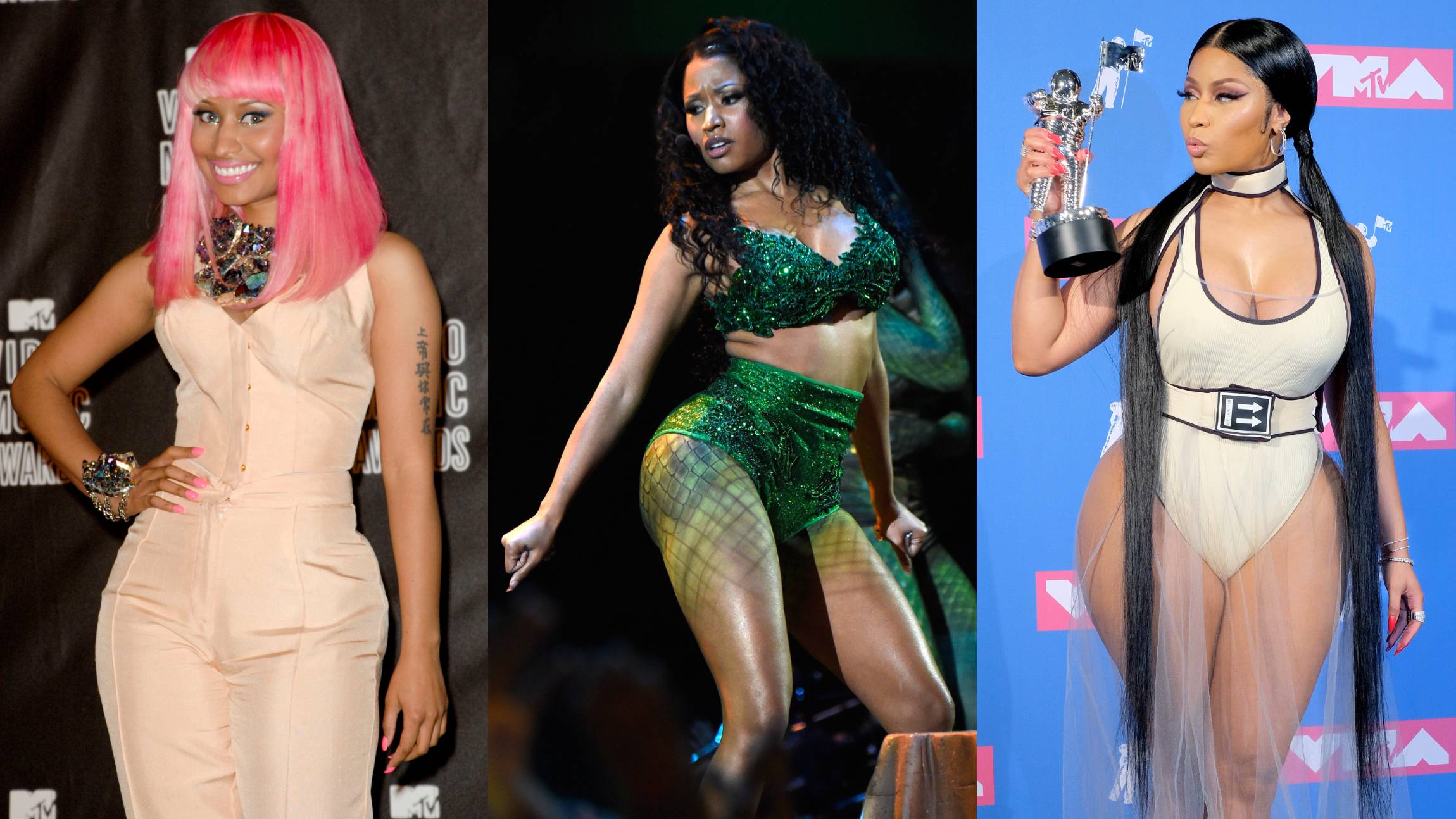 Nicki Minaj's style evolution