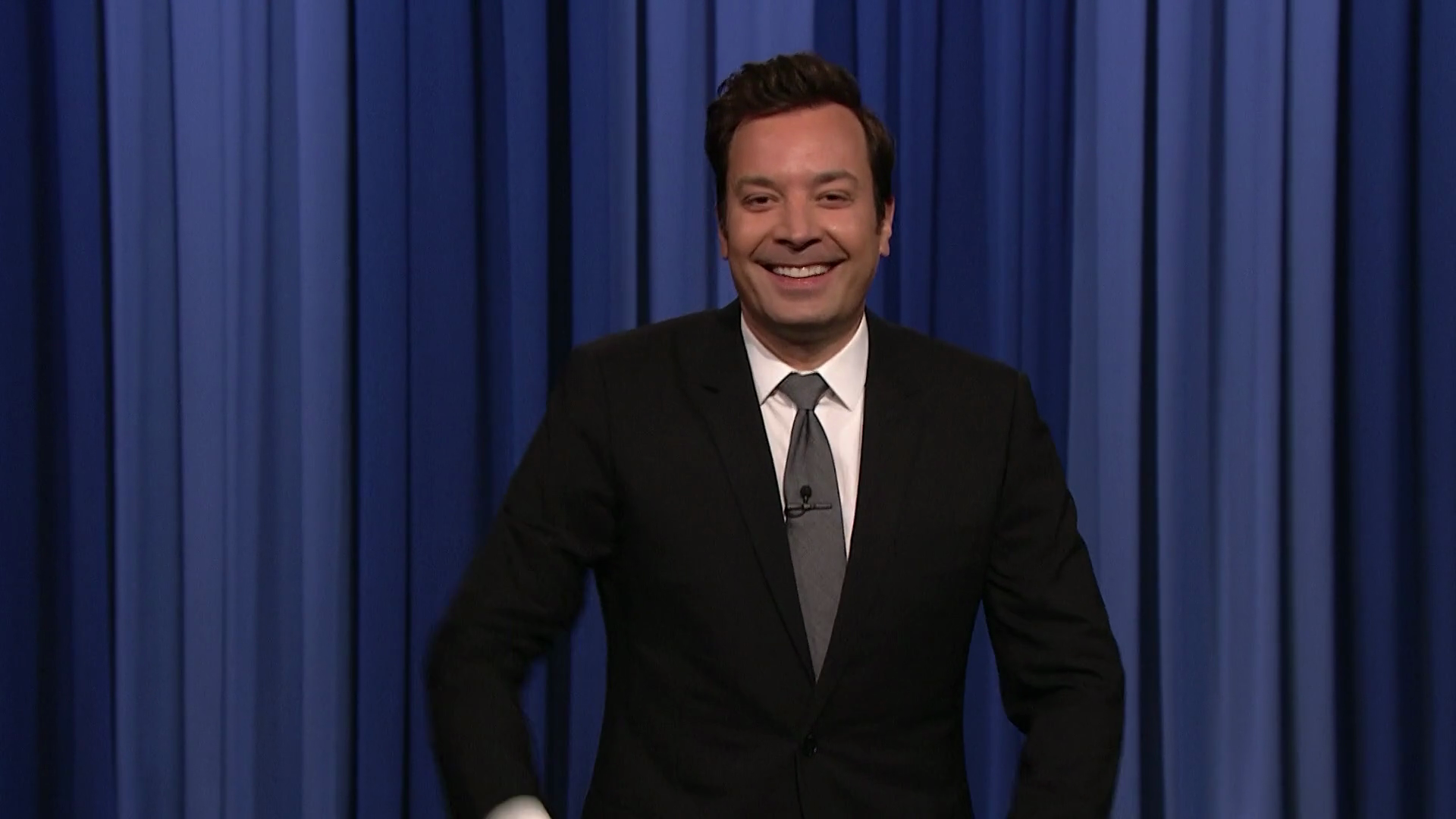 Jimmy Fallon accepts the award for Best Talk/Topical Show.