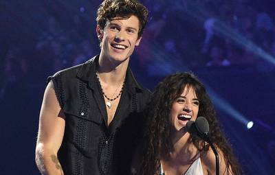 The night's cutest duo Camila Cabello and Shawn Mendes win for Best Collaboration.
