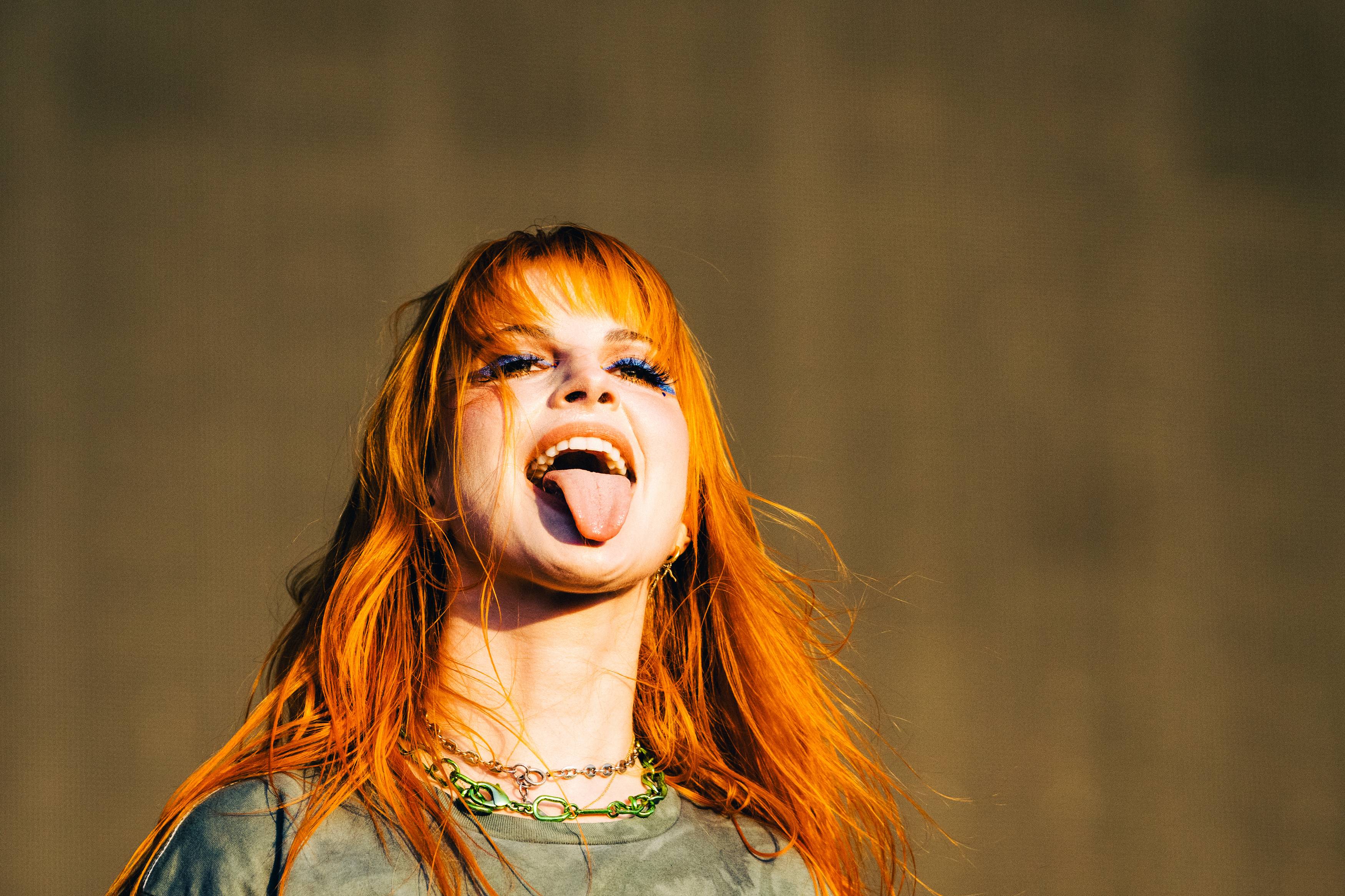 Hayley Williams of Paramore performing at the 2022 Austin City Limits Festival.