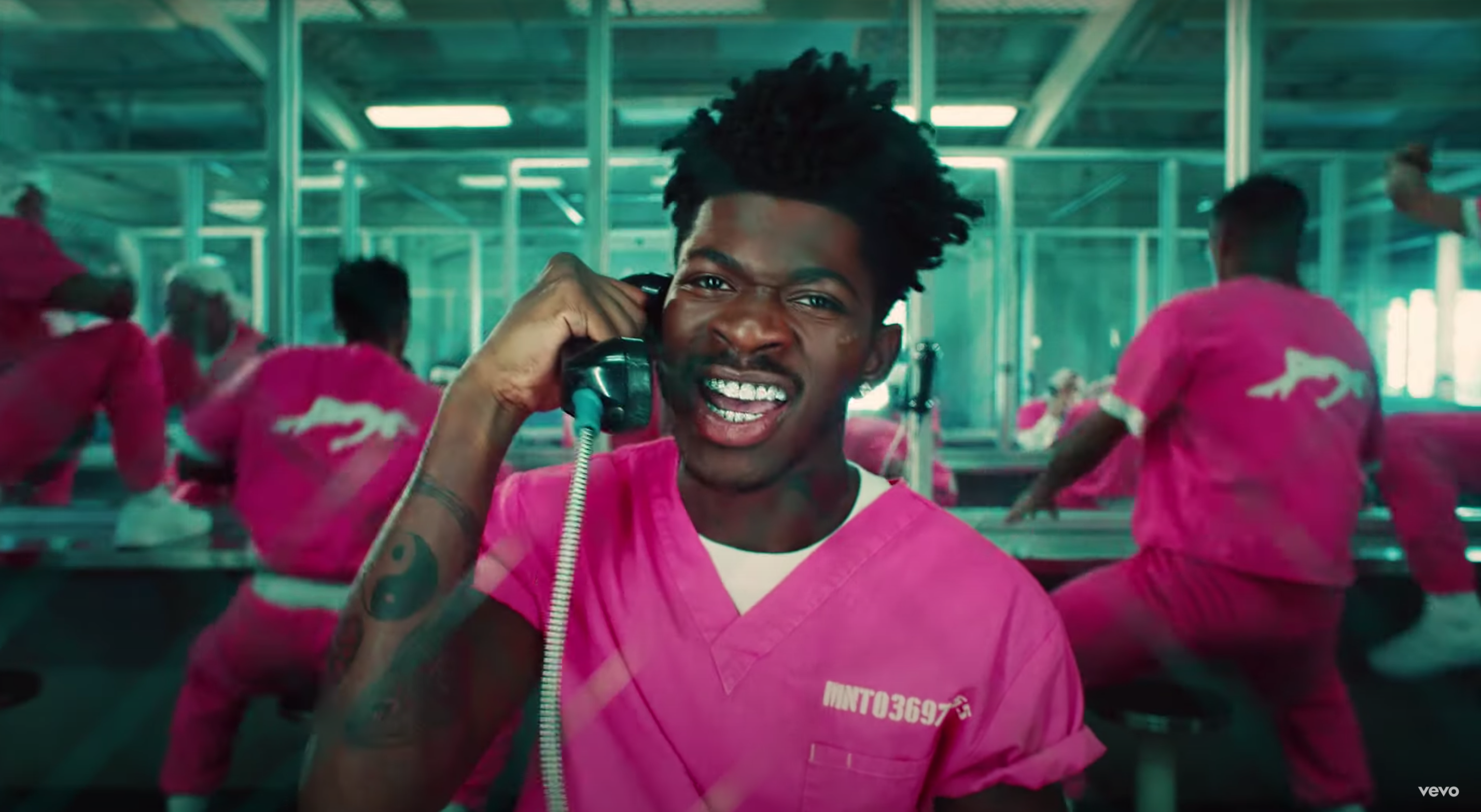 Lil Nas X Dances Naked And Stages A Jailbreak In Daring Industry Baby Video News image