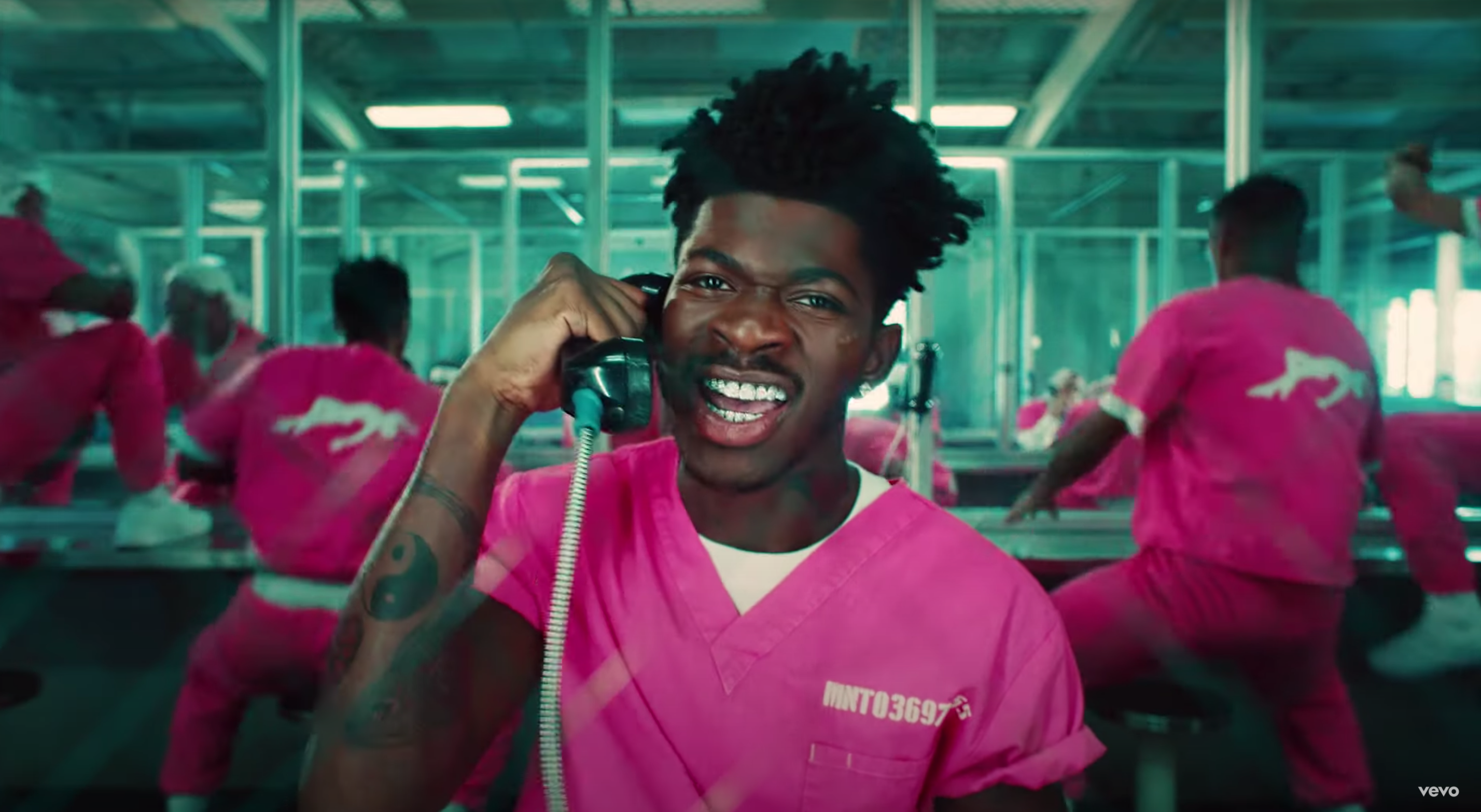 Babyxxxvideo - Lil Nas X Dances Naked And Stages A Jailbreak In Daring 'Industry Baby'  Video | News | MTV