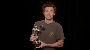 Harry Styles Accepts the Award for Album of the Year