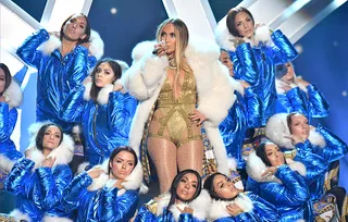 2018 Video Vanguard Honoree and triple threat Jennifer Lopez gave us all a show of a lifetime as she performed a powerful medley of some of her greatest hits.
