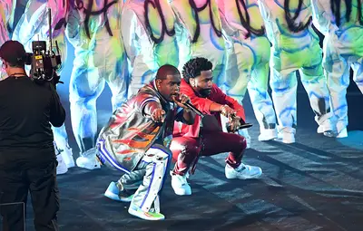 Big Sean and A$AP Ferg address their fans at the 2019 VMAs.